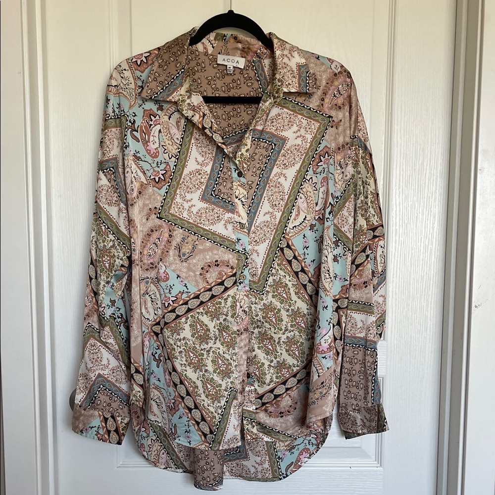 ACOA Paisley Patterned Shirt